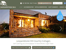Tablet Screenshot of leopardstone.co.za